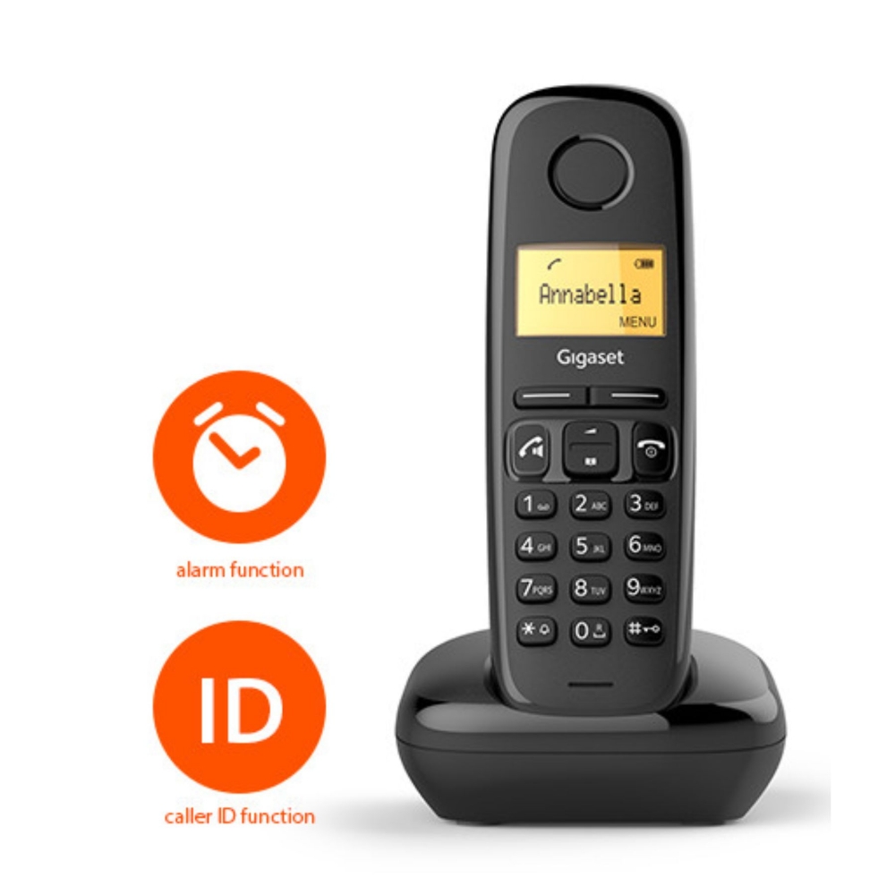 Immagine di CORDLESS SIEMENS GIGASET A270 DUO BLACK