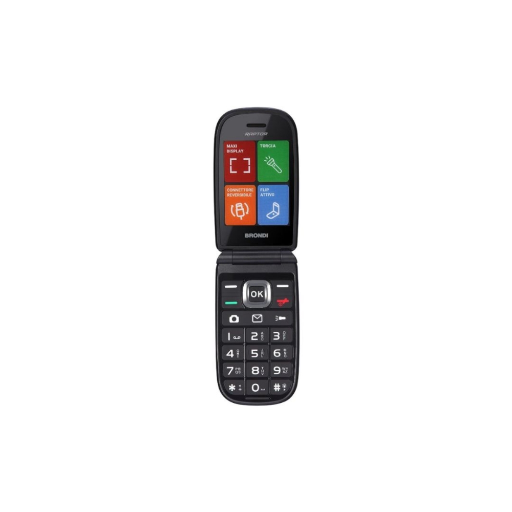 Immagine di CELLULARE BRONDI RAPTOR DUOS ORANGE METAL ITALIA