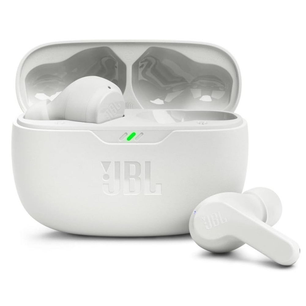Immagine di AURICOLARE BLUETOOTH JBL WAVE BEAM 2 WHITE