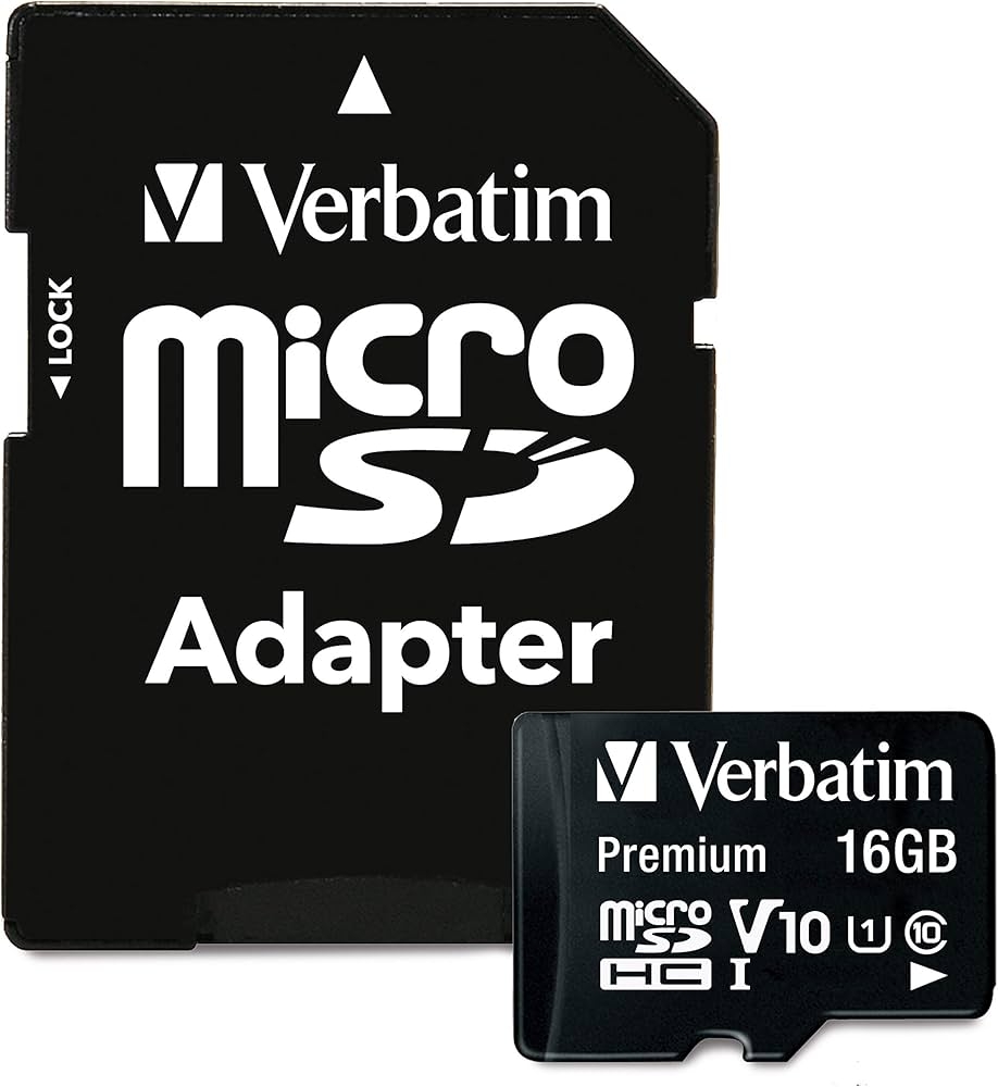 Picture of MEMORY CARD MICRO SD/TRANSFLASH 16GB VERBATIM CLASSE 10 44082