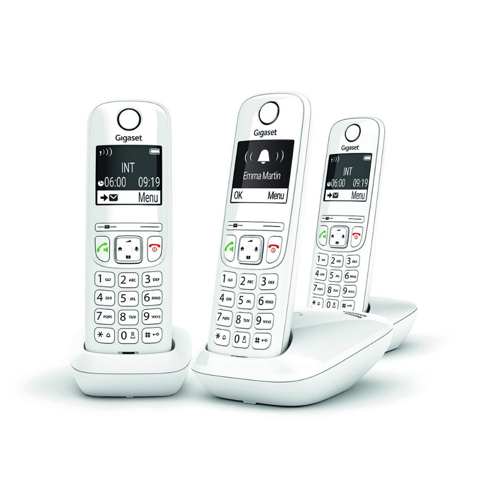 Immagine di CORDLESS SIEMENS GIGASET AS690 WHITE