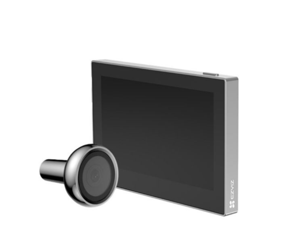Immagine di SPIONCINO DIGITALE SMART EZVIZ CS-HP2 2MP SILVER DISPLAY 4.3" WIFI
