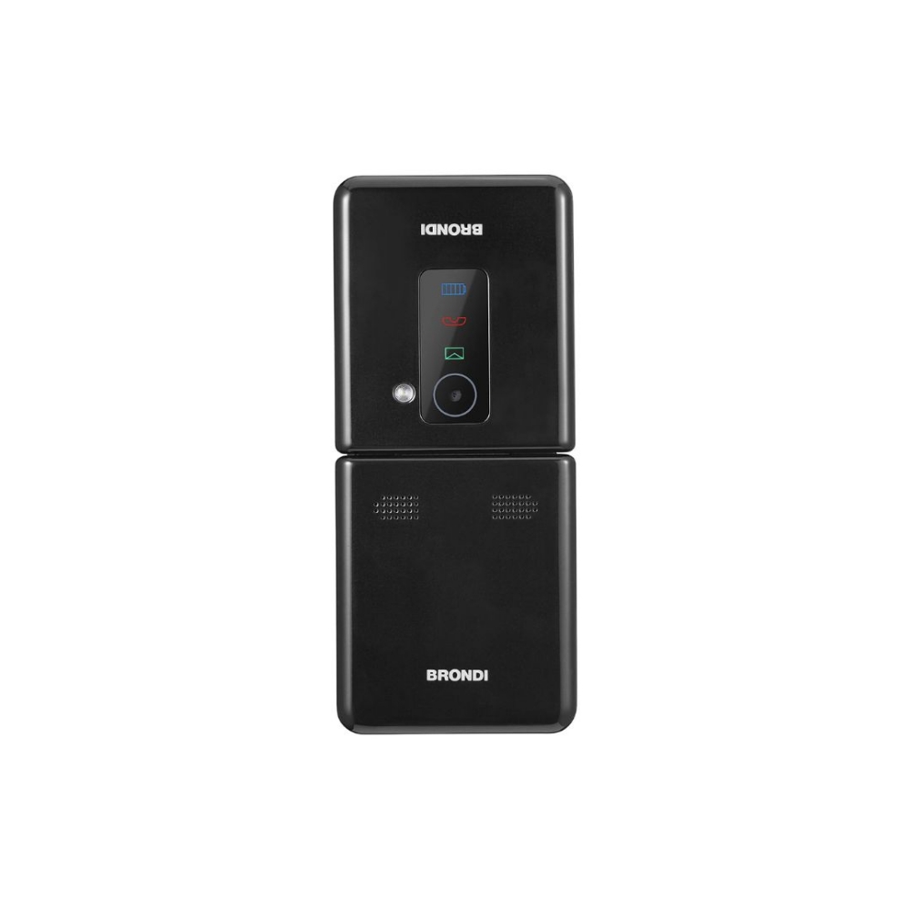 Immagine di CELLULARE BRONDI FLIPPER DUOS BLACK METAL ITALIA