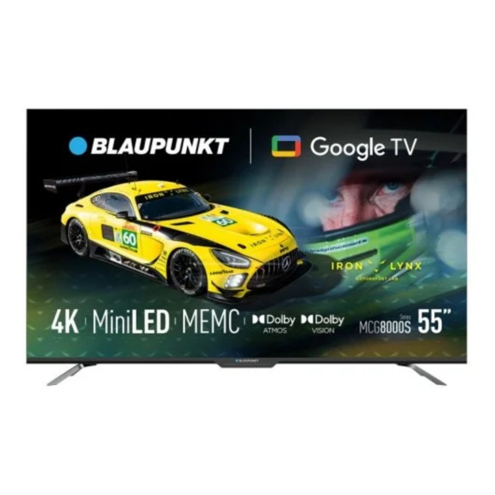 Immagine di TV LED 4K MINI LED 55" BLAUPUNKT 55MCG800S SMART TV GOOGLE ITALIA BLACK