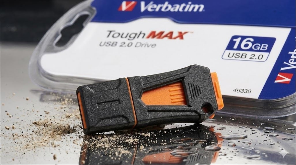 Immagine di MEMORIA USB 16GB 2.0 VERBATIM TOUGHMAX 49330