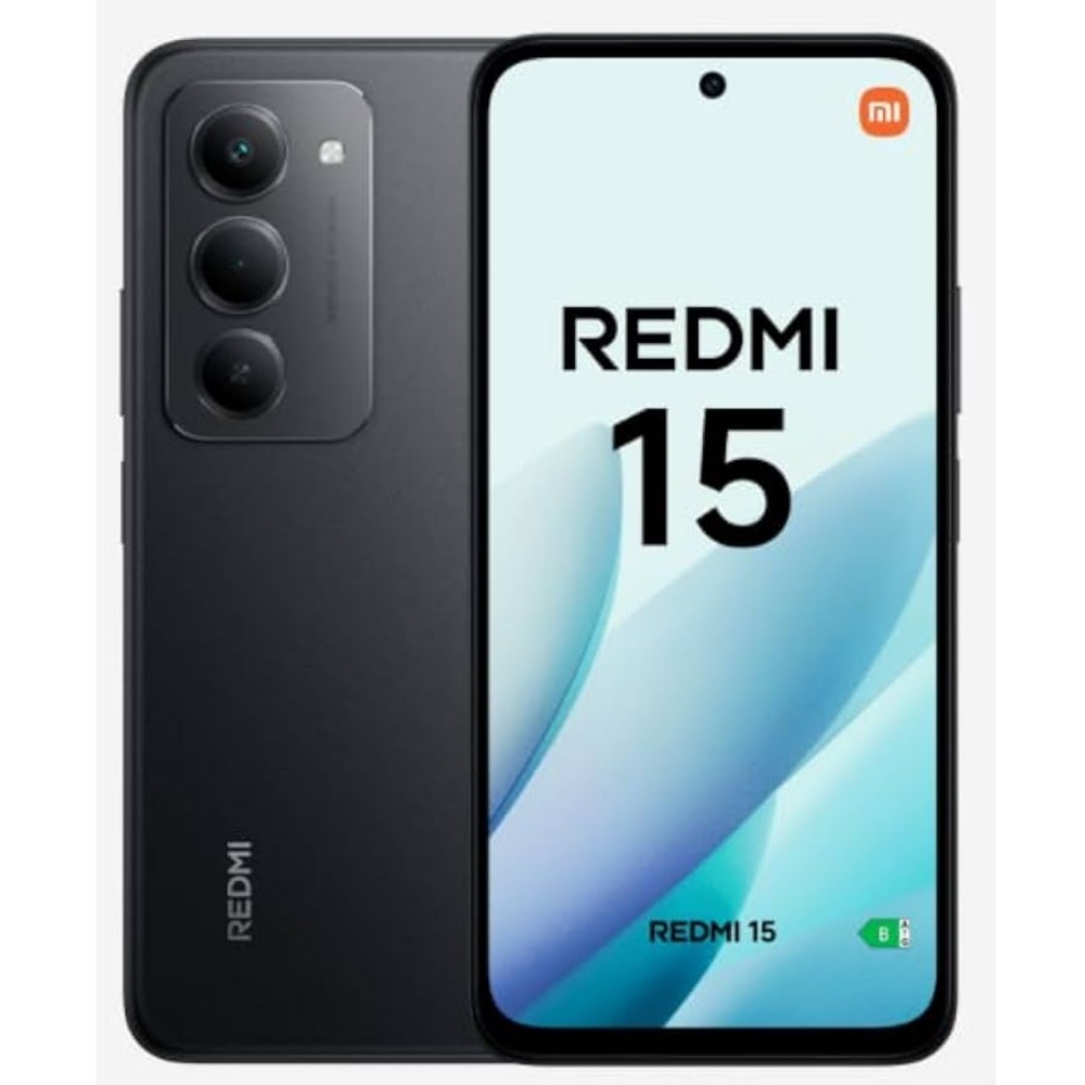 Immagine di SMARTPHONE XIAOMI REDMI 15 5G 4+128GB DUOS MIDNIGHT BLACK ITALIA