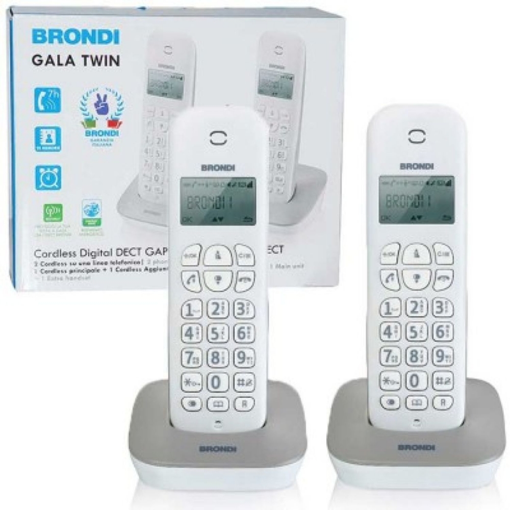 Picture of CORDLESS BRONDI GALA TWIN WHITE/GREY