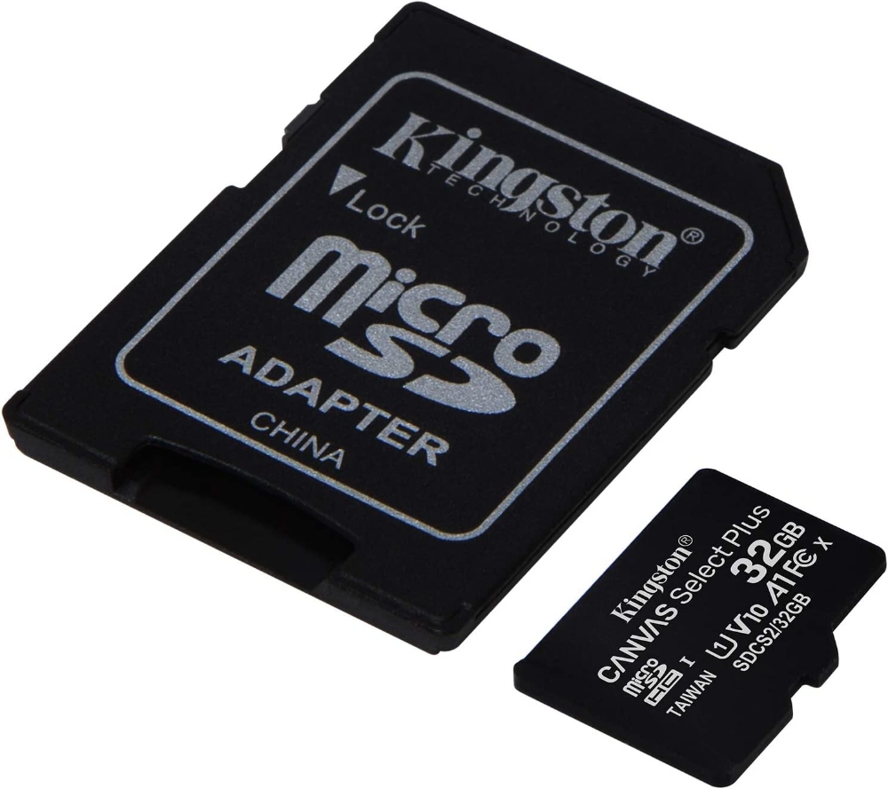 Picture of MEMORY CARD MICRO SD/TRANSFLASH 32GB KINGSTON CLASSE 10 SDCS2/32GB