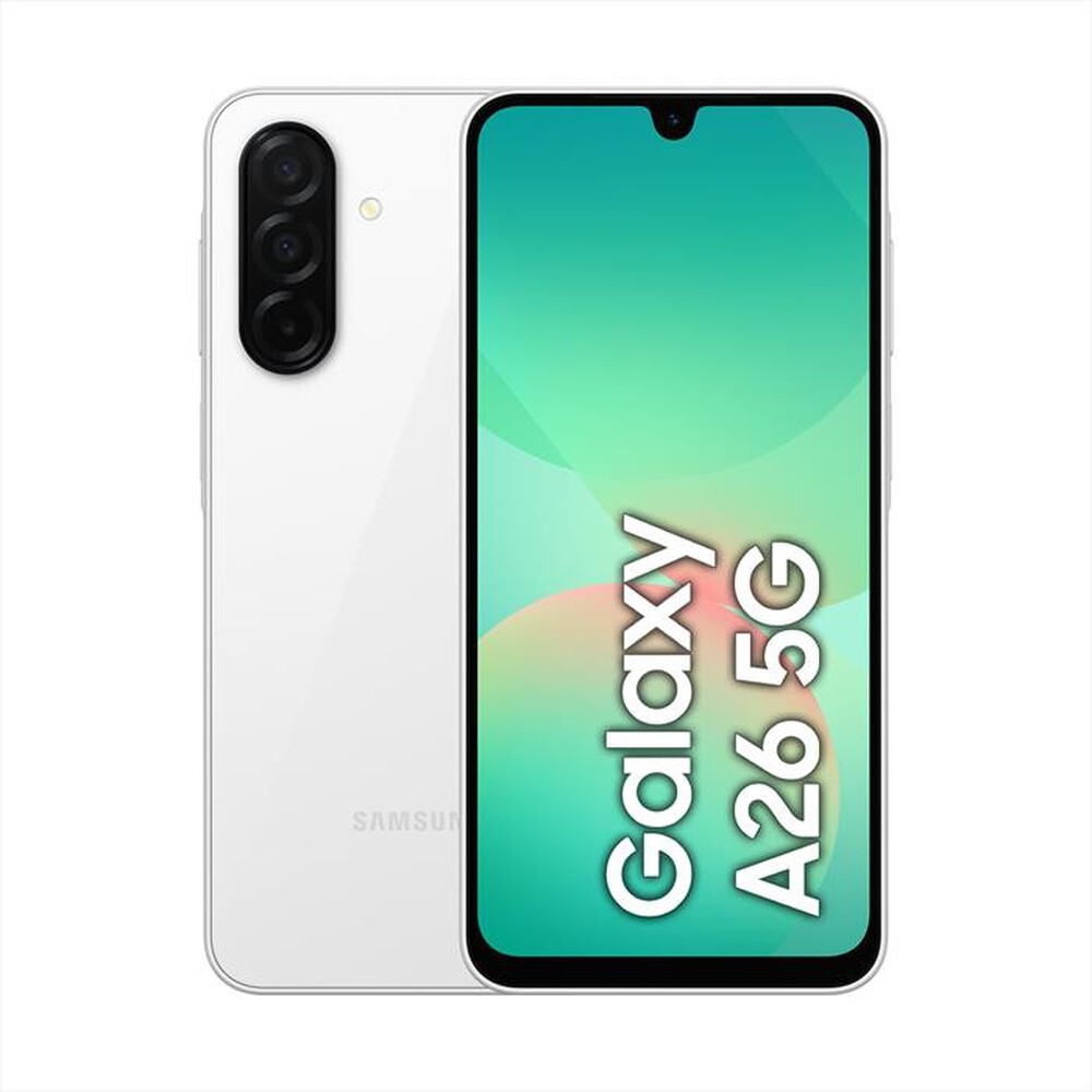 Immagine di SMARTPHONE SAMSUNG A266 GALAXY A26 5G 8+256GB WHITE ITALIA