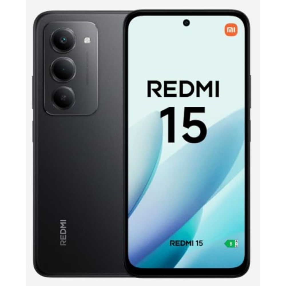 Picture of SMARTPHONE XIAOMI REDMI 15 5G 8+256GB DUOS MIDNIGHT BLACK ITALIA