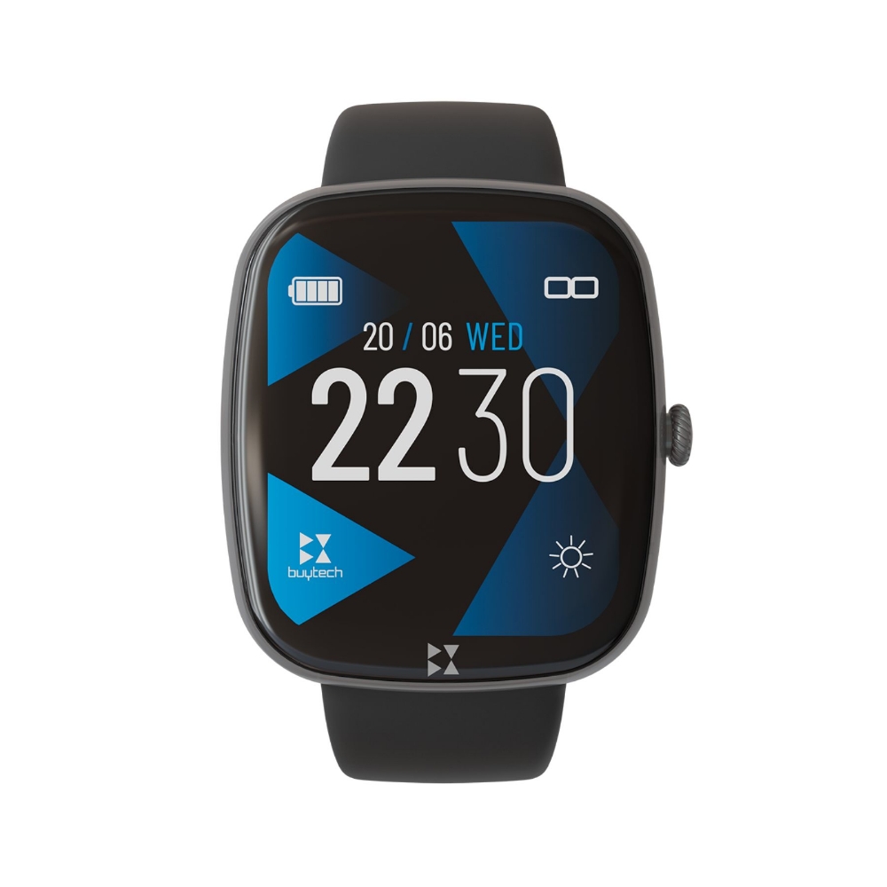 Immagine di SMARTWATCH BUYTECH BY-GAMMA-BK CASSA NERA CON CINTURINO SILICONE NERO