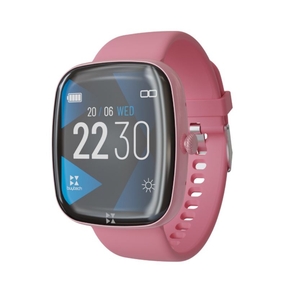 Immagine di SMARTWATCH BUYTECH BY-GAMMA-PK CASSA ROSA CON CINTURINO SILICONE ROSA