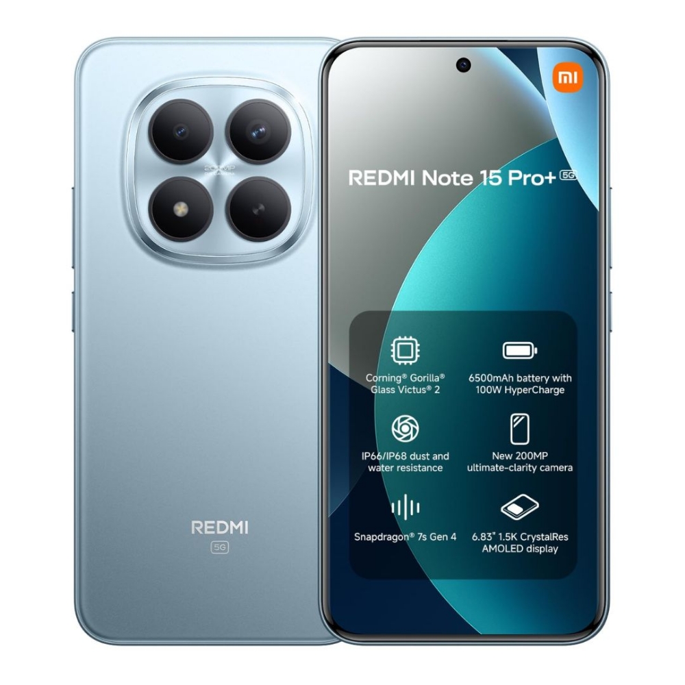 Immagine di SMARTPHONE XIAOMI REDMI NOTE 15 5G 8+512GB DUOS GLACIER BLUE ITALIA