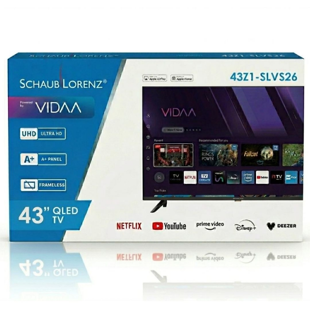 Picture of TV QLED 43" SCHAUBLORENZ 43Z1-SLSV26 SMART TV FULL HD VIDAA ITALIA BLACK