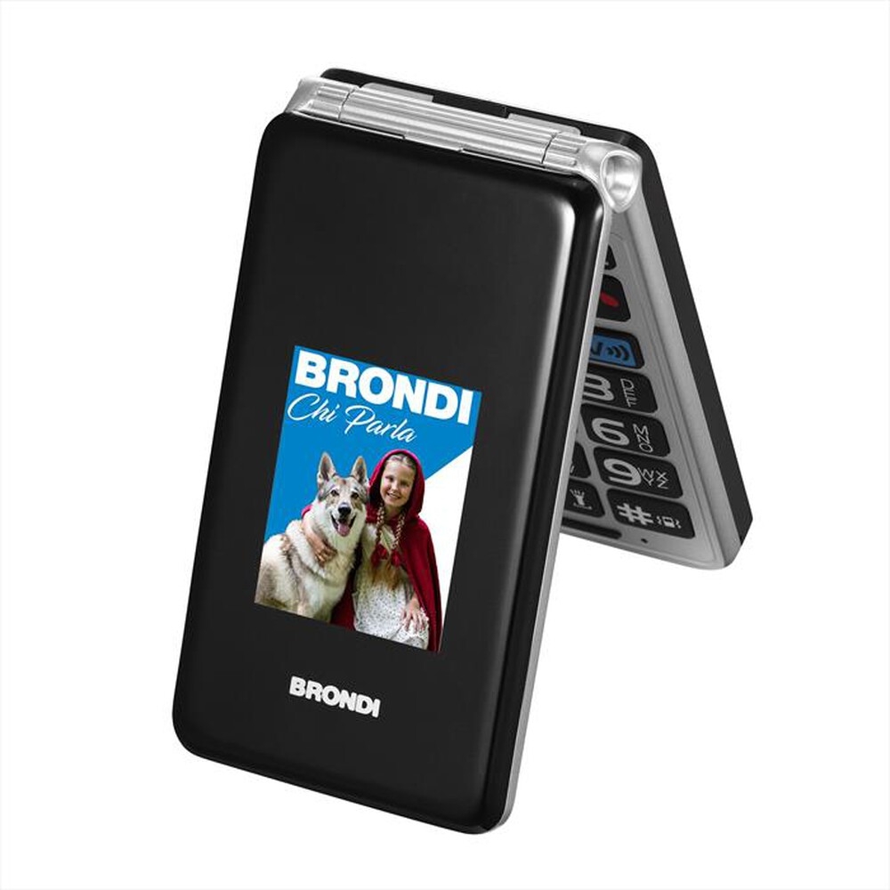 Immagine di CELLULARE BRONDI AMICO SUPER TV DUOS GUNMETAL GREY ITALIA