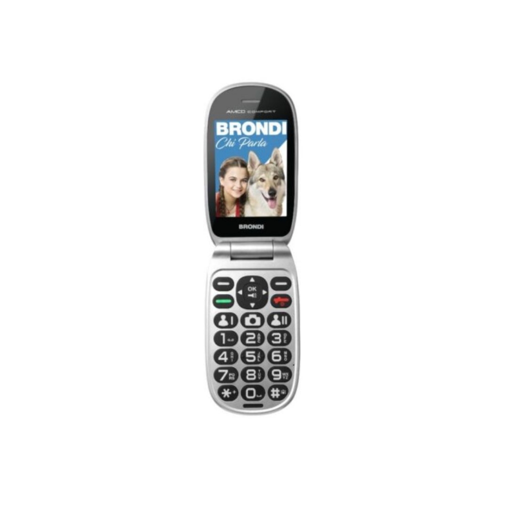 Picture of CELLULARE BRONDI AMICO LEALE DUOS BLACK METAL ITALIA