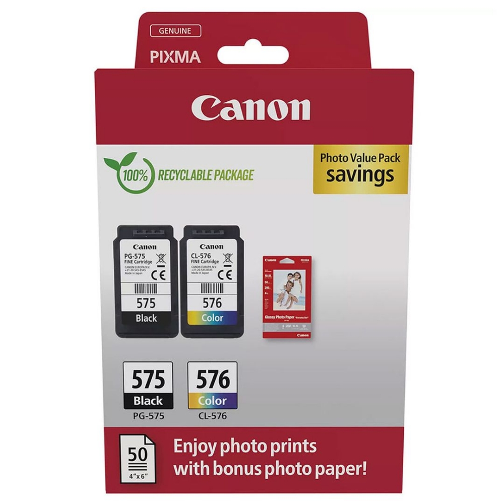 Picture of CARTUCCIA CANON MULTIPACK 5438C004 PG-575/CL-576