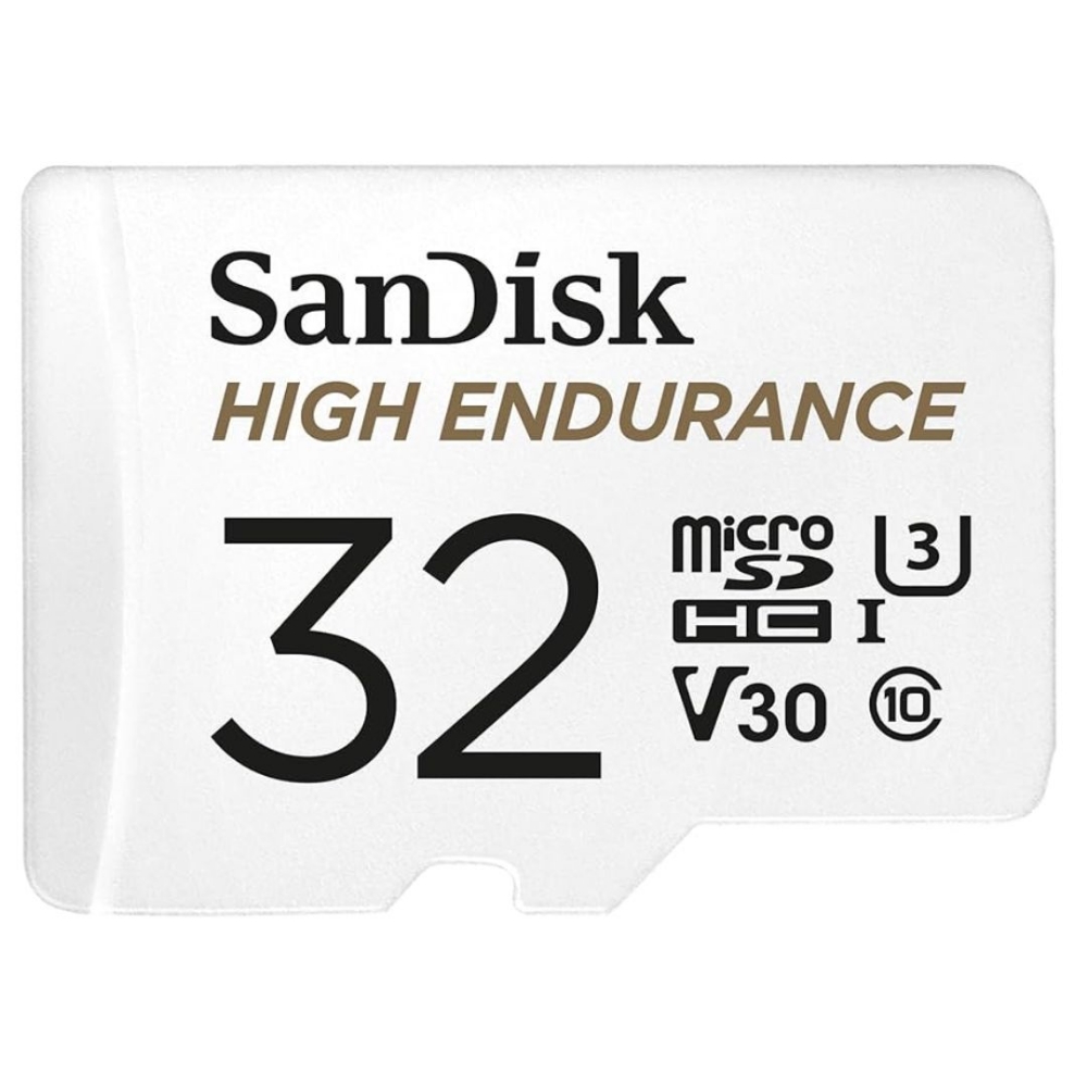 Immagine di MEMORY CARD MICRO SD/TRANSFLASH 32GB SANDISK HIGH ENDURANCE CLASSE 10 U3 V3 SDSQQNR-032G-GN6IA