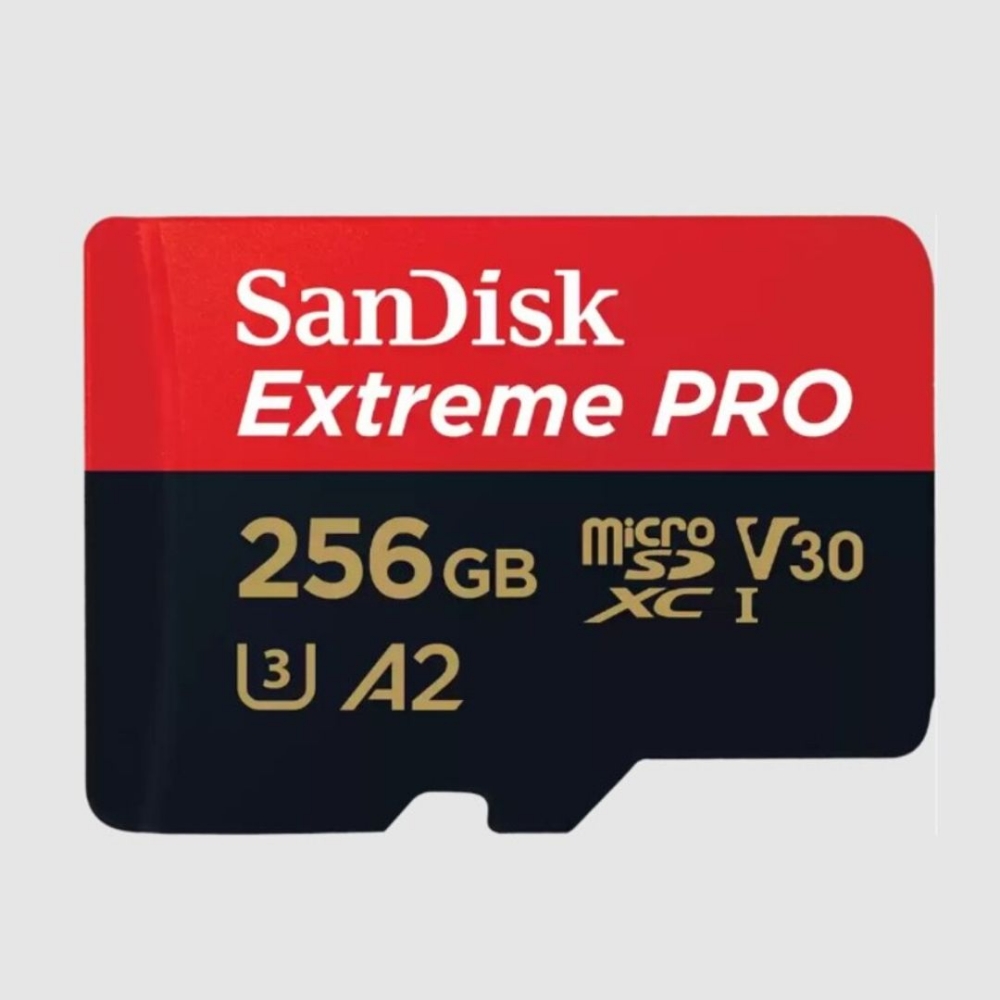 Picture of MEMORY CARD MICRO SD/TRANSFLASH 256GB SANDISK EXTREME PRO CLASSE 10 U3 V3 SDSQXCD-256G-GN6MA