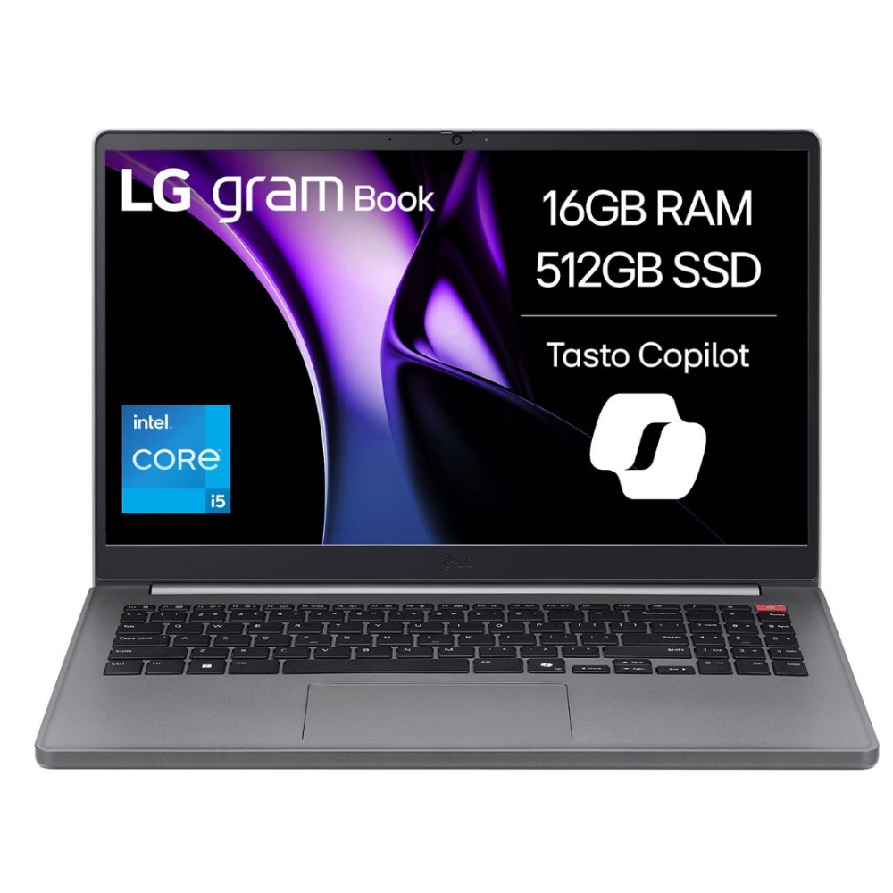 Immagine di NOTEBOOK LG GRAM BOOK I5 16GB 512GB W11H 15U50T-G.AA56D