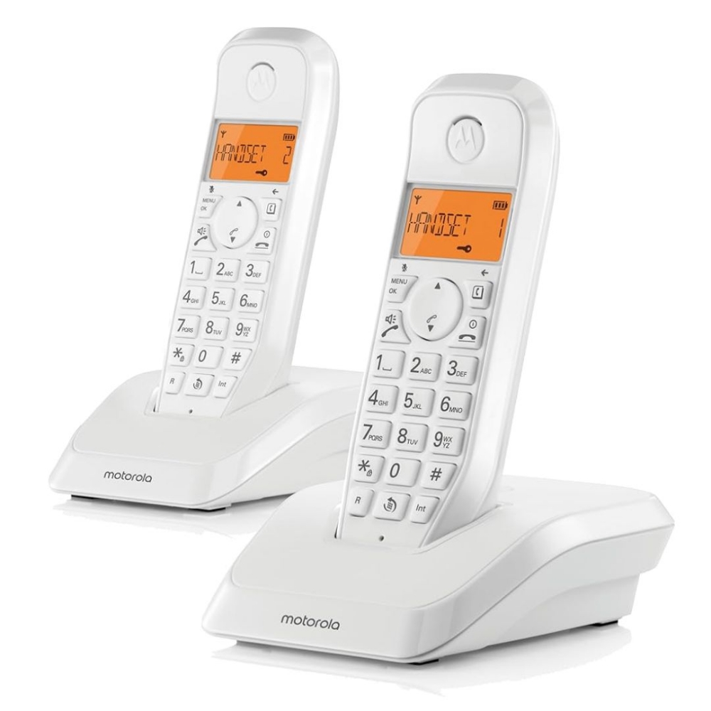 Picture of CORDLESS MOTOROLA S1202 DUO CON VIVAVOCE WHITE