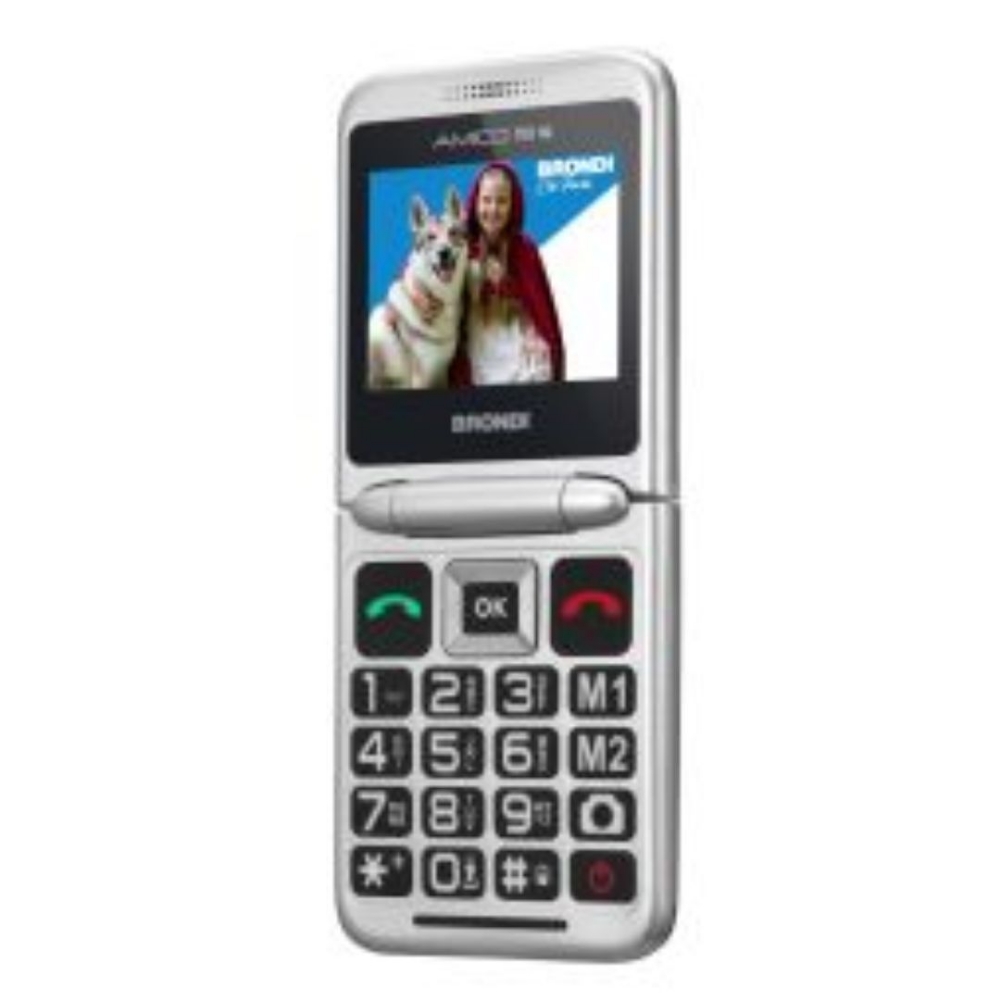 Immagine di CELLULARE BRONDI AMICO TUO 4G BLACK METAL ITALIA