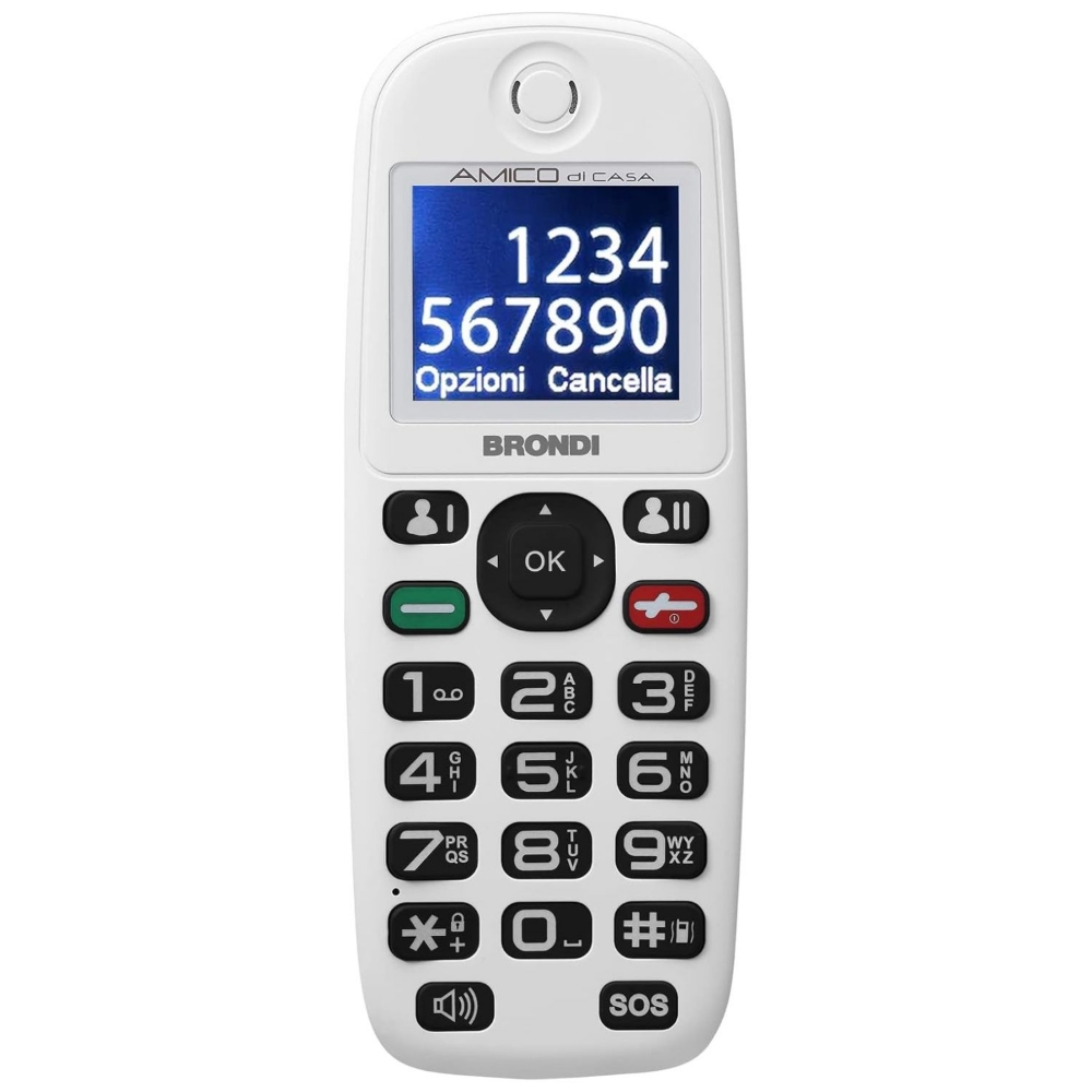 Immagine di CELLULARE BRONDI AMICO TUO 4G BLACK METAL ITALIA