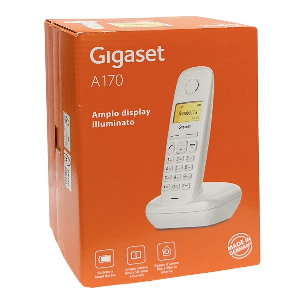 Immagine di CORDLESS SIEMENS GIGASET A170 WHITE