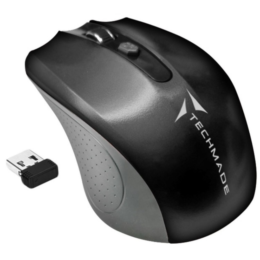 Immagine di MOUSE OTTICO WIRELESS USB TECHMADE TM-XJ30-BK BLACK