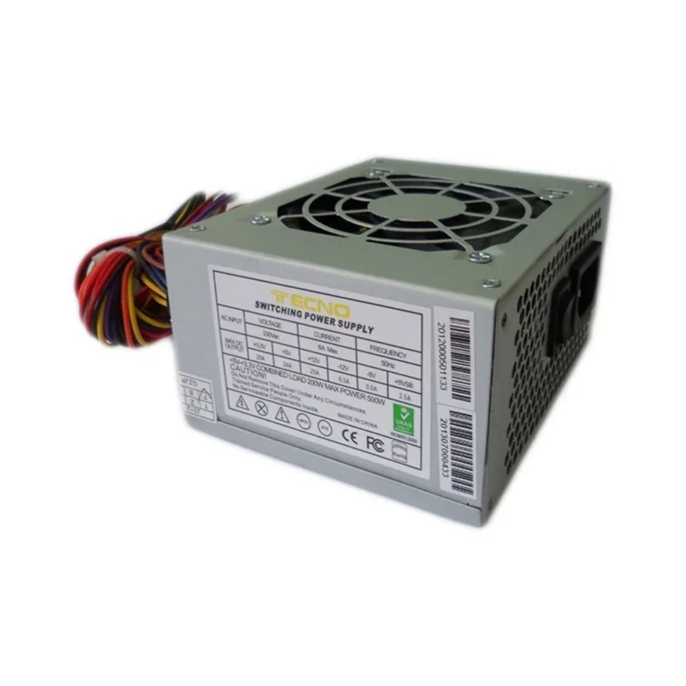 Immagine di ALIMENTATORE ATX 24PIN 550W TECNO ACCESSORI BIG FUN RETAIL ESSENTIAL
