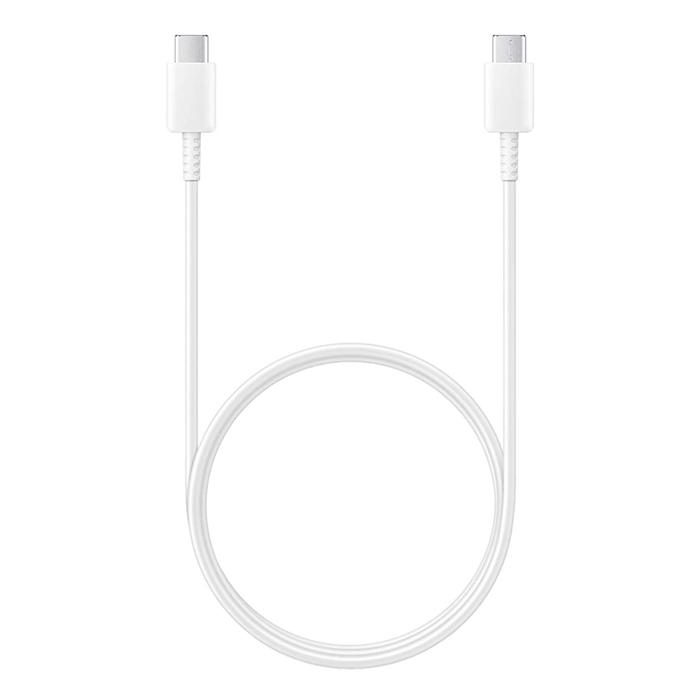 Immagine di CAVO DATI/CARICA PER SMARTPHONE TYPE-C / TYPE-C SAMSUNG EP-DA705BWEGWW WHITE