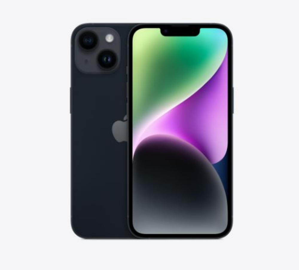 Picture of CELLULARE APPLE IPHONE 14 128GB MPUF3QL/A MIDNIGHT ITALIA