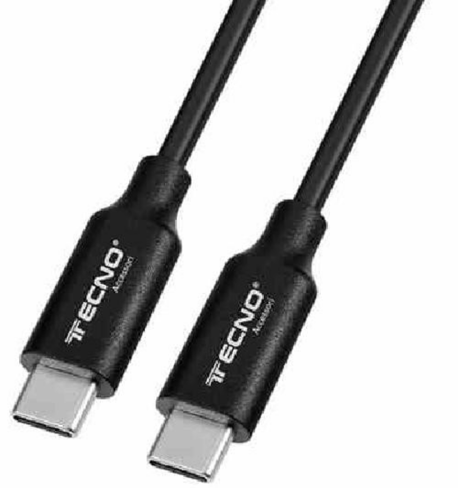 Picture of CAVO DATI/CARICA PER SMARTPHONE TYPE-C/TYPE C 1M TECNO ACCESSORI TC-171