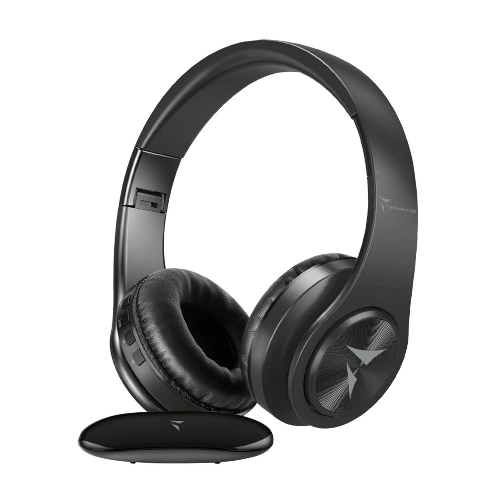 Immagine di CUFFIE SENZA FILO TECHMADE PER TV TM-YH690 CON RICEVITORE IN BUNDLE