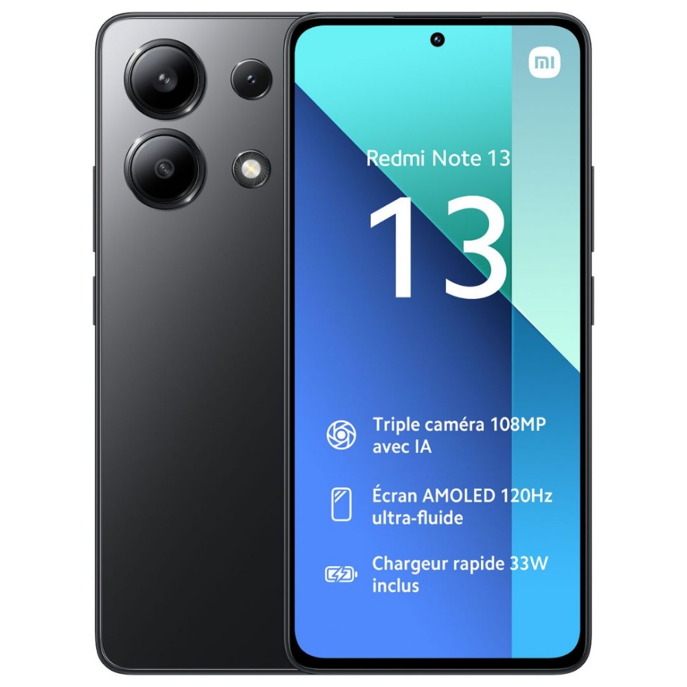Picture of SMARTPHONE XIAOMI REDMI NOTE 13 NFC 8+256GB DUOS BLACK ITALIA