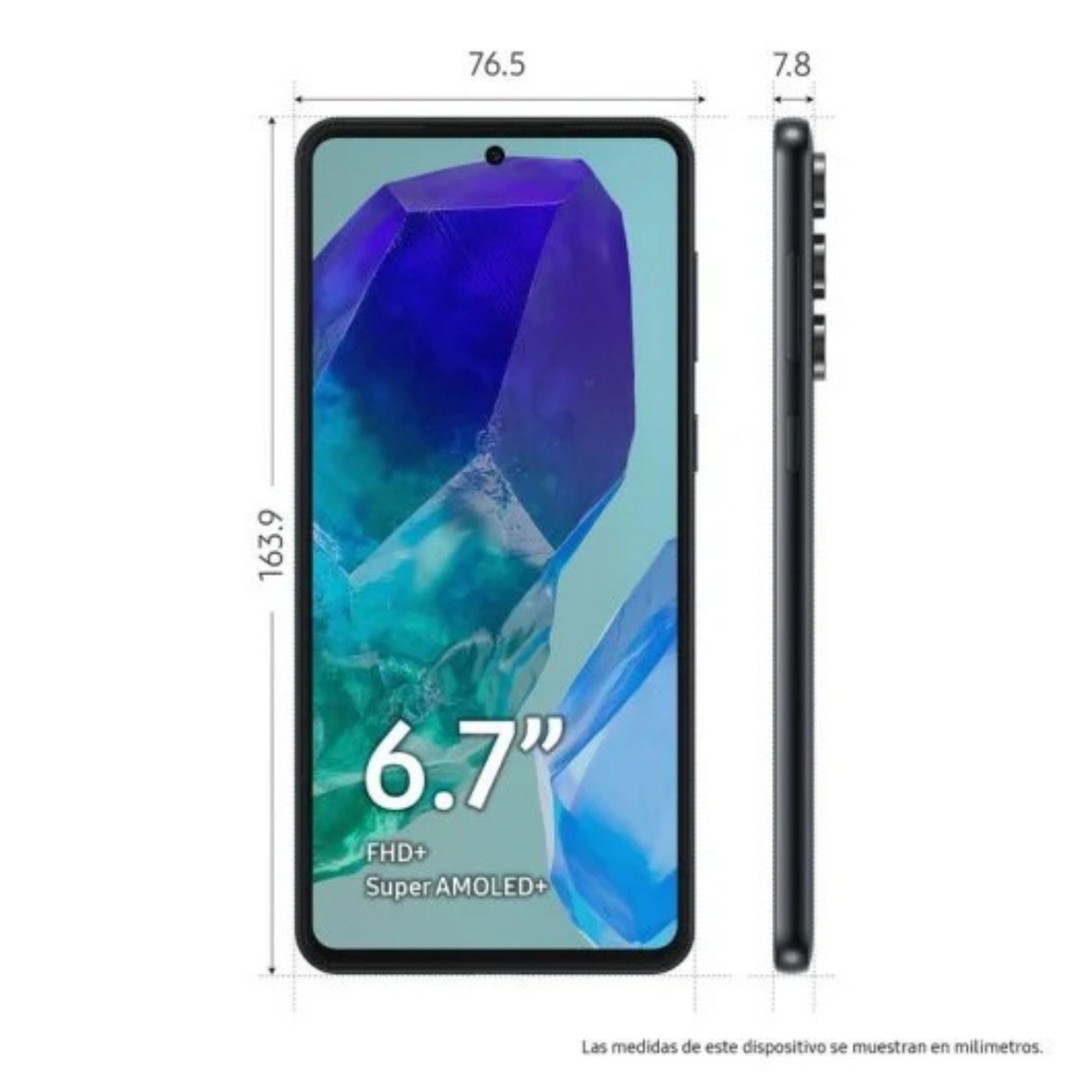 Picture of SMARTPHONE SAMSUNG M556 GALAXY M55 5G 8+128GB BLACK EUROPA