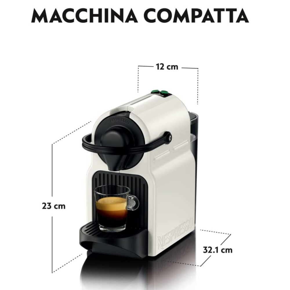 Immagine di MACCHINA DA CAFFE' KRUPS NESPRESSO INISSIA XN1001 WHITE/BLACK