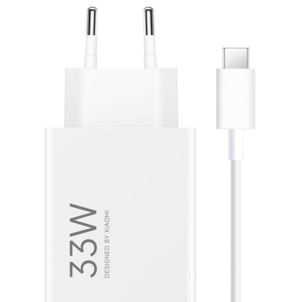 Picture of CARICABATTERIA DA RETE 33W XIAOMI BHR9956EU USB-A + CAVO TYPE-C WHITE