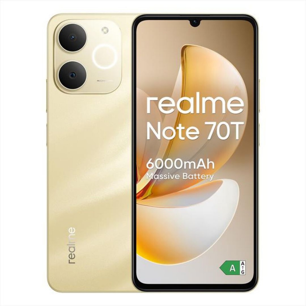 Picture of SMARTPHONE REALME NOTE 70T 4+256GB DUOS BEACH GOLD