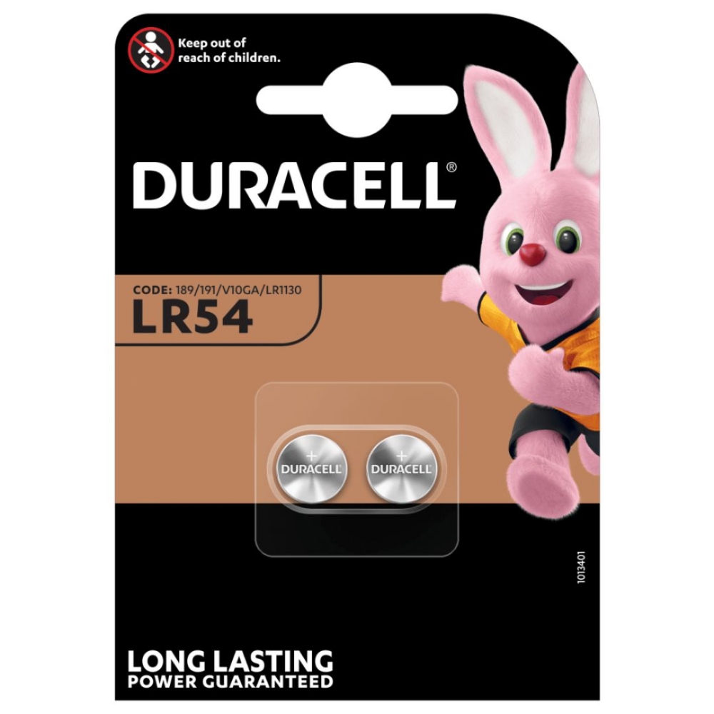 Immagine di BATTERIA CMOS 1,5V ALCALINE 2PZ DURACELL LR54
