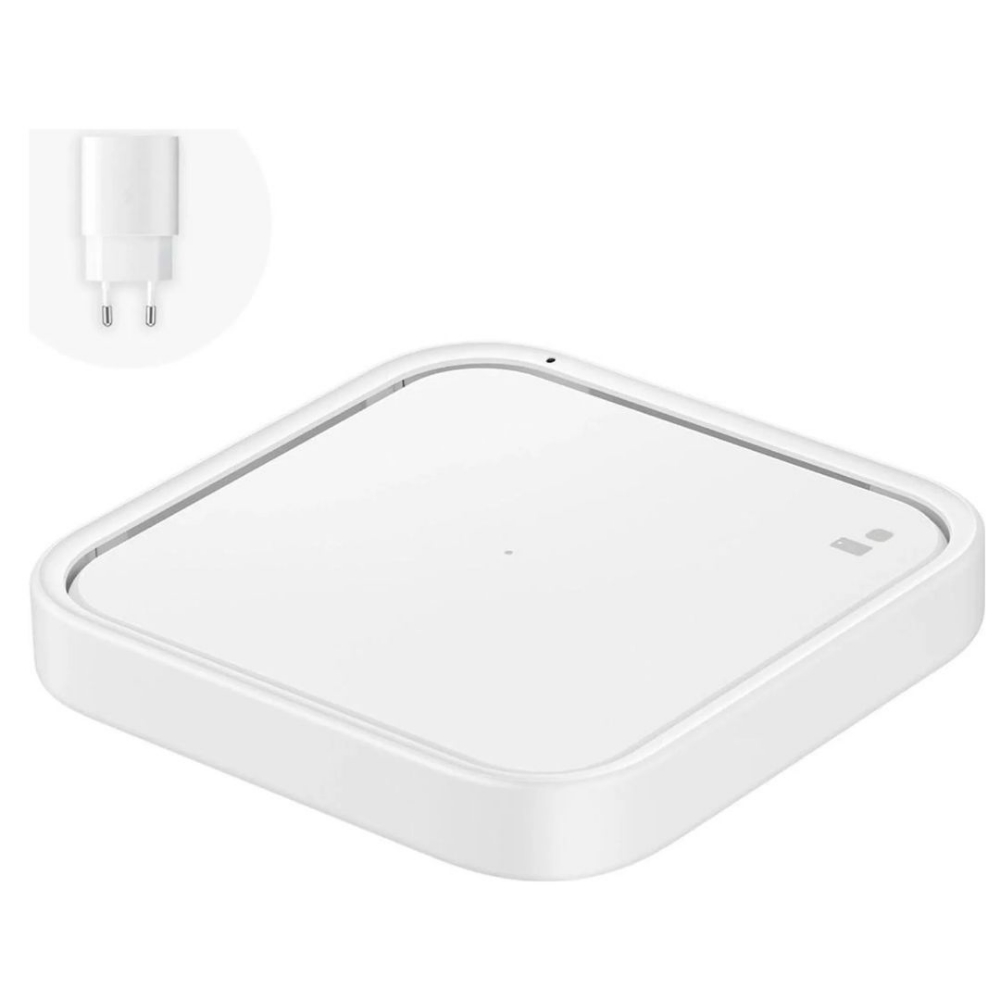 Immagine di CARICABATTERIA WIRELESS SAMSUNG 15W CON CARICABATTERIE EP-P2400TWEGEU WHITE