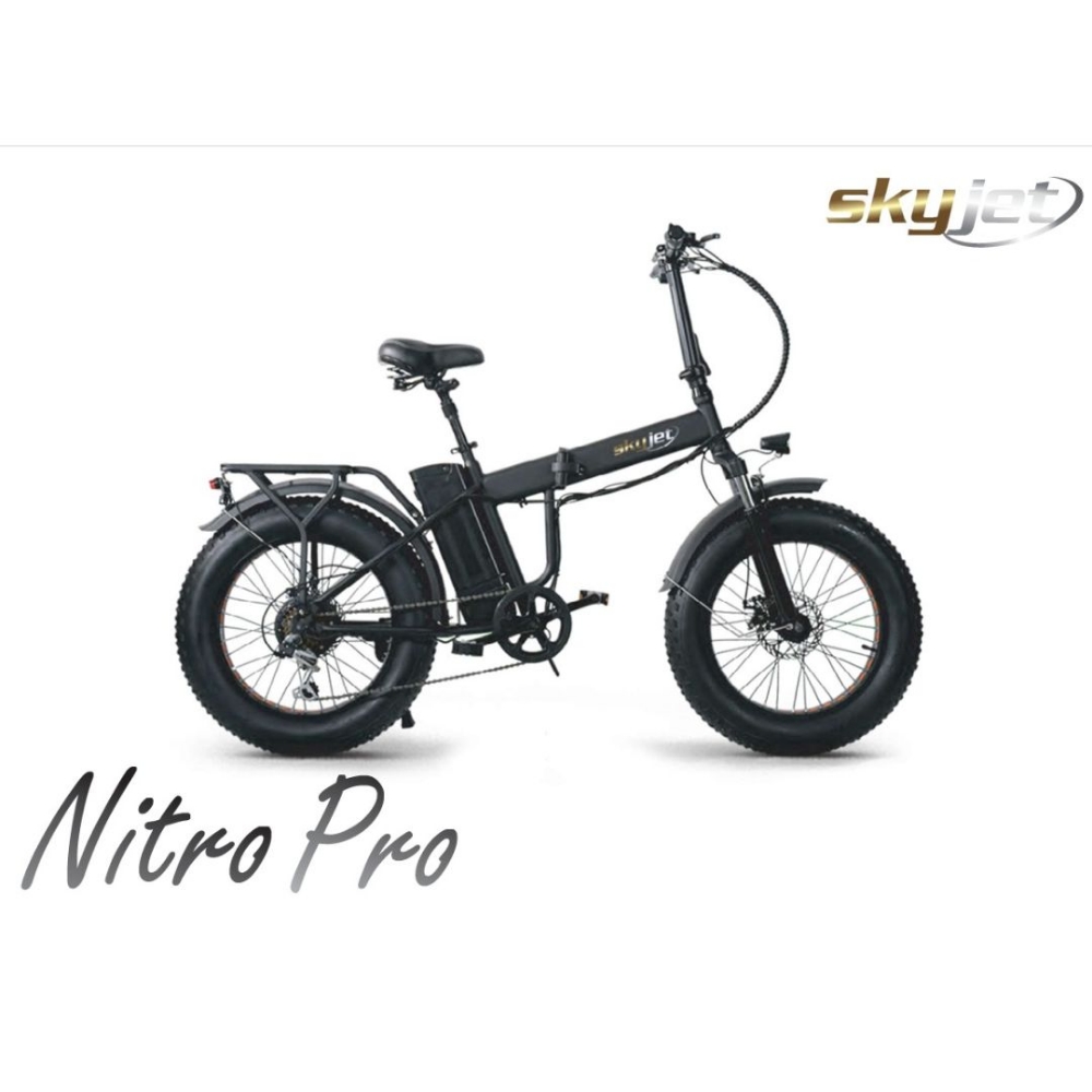 Immagine di BICICLETTA ELETTRICA 250W SKYJET NITRO PRO NERO