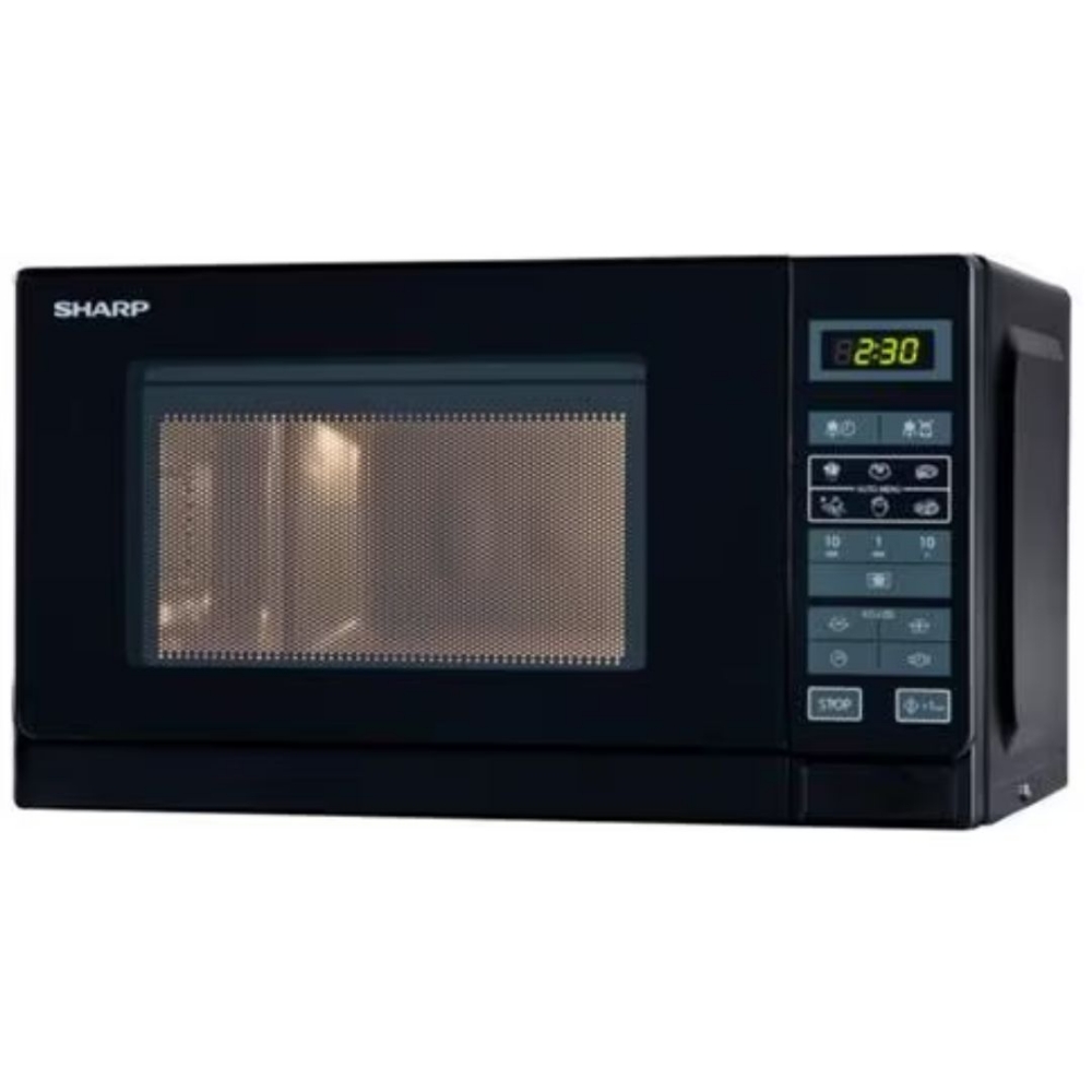 Picture of FORNO MICROONDE DIGITALE 20LT 800W SHARP R-242BKW BLACK