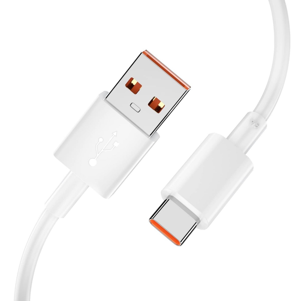 Picture of CAVO DATI/CARICA PER SMARTPHONE USB/TYPE-C 2M BIANCO PROPART PP2TC600W