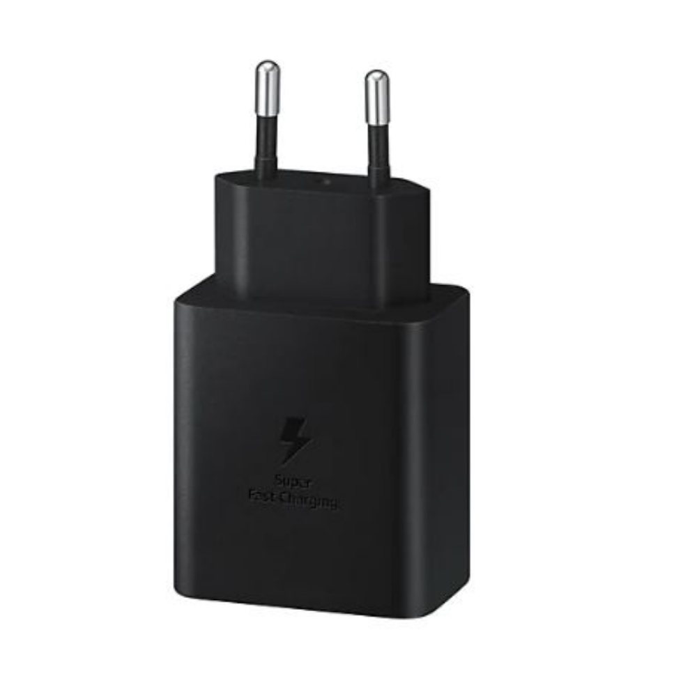 Immagine di CARICABATTERIA DA RETE SAMSUNG SUPER FAST CHARGING 45W USB-C EP-T4511XBEGEU + CAVO TYPE-C BLACK