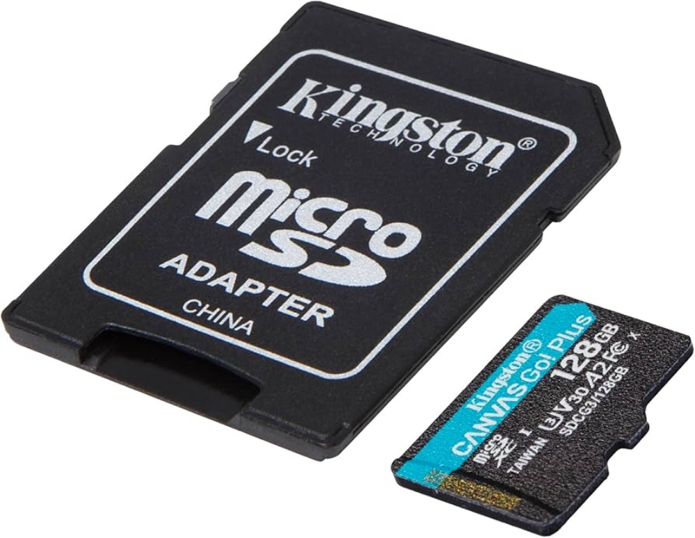 Picture of MEMORY CARD MICRO SD/TRANSFLASH 128GB KINGSTON CANVAS GO PLUS CLASSE 10 SDCG4/128GB