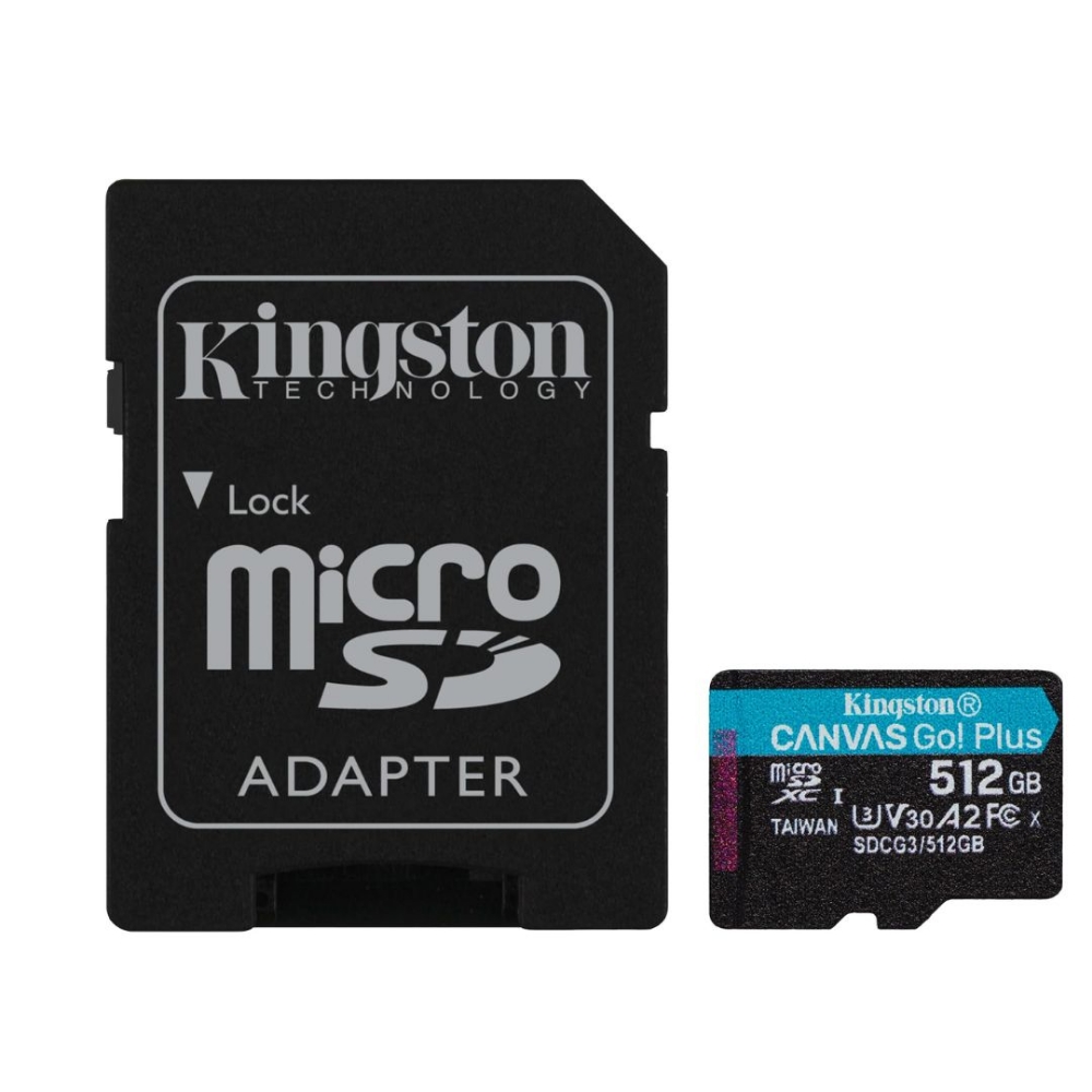 Immagine di MEMORY CARD MICRO SD/TRANSFLASH 512GB KINGSTON CLASSE 10 SDCS3/512GB