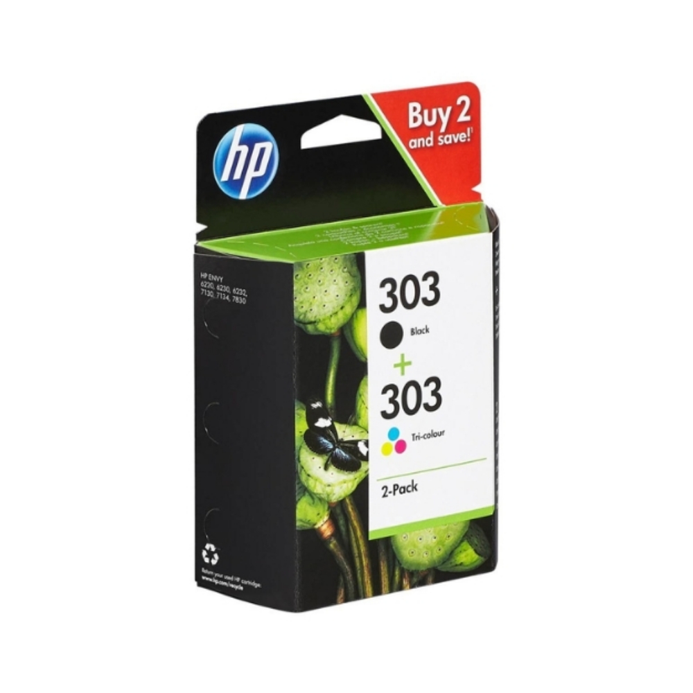 Picture of CARTUCCIA HP MULTIPACK 303 BK + 303 CL 3YM92AE