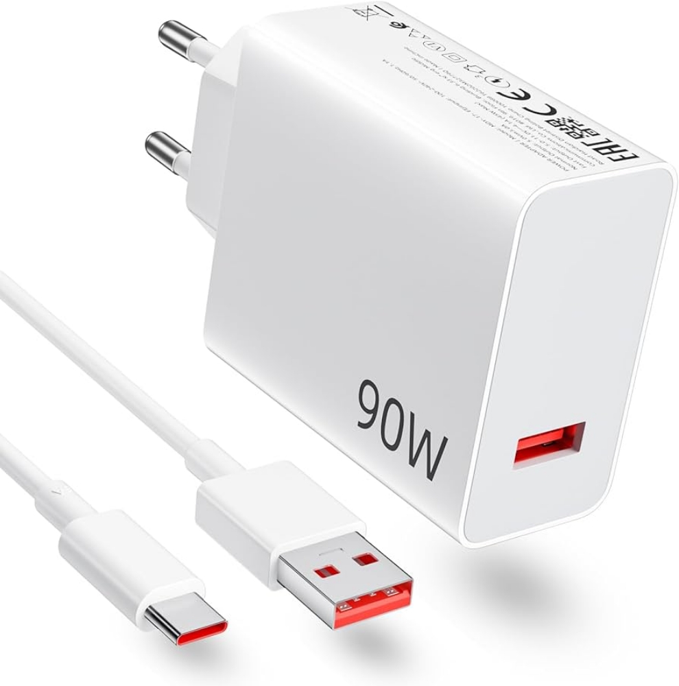Picture of CARICABATTERIA DA RETE 90W XIAOMI BHR07ZBEU USB-A + CAVO TYPE-C