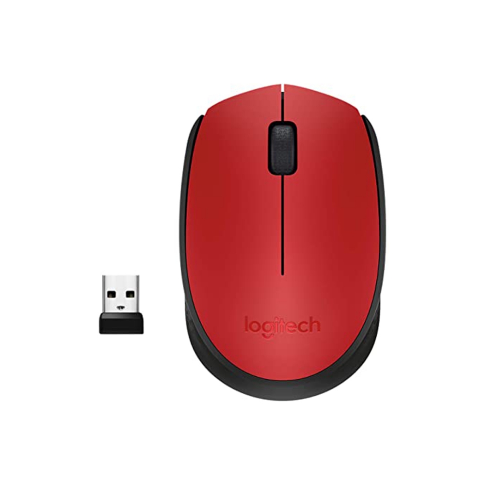 Picture of MOUSE OTTICO WIRELESS LOGITECH M171 910-004641 RED